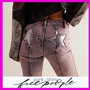 Free People flare jeans Firecracker